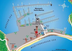 Marmaris Yacht Marina Plan